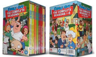 Family Guy DVD Complete Box Set Series 1-8